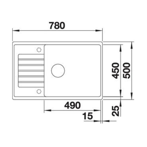 Blanco Zia XL 6 S Compact Silgránit mosogató tartufo 523280