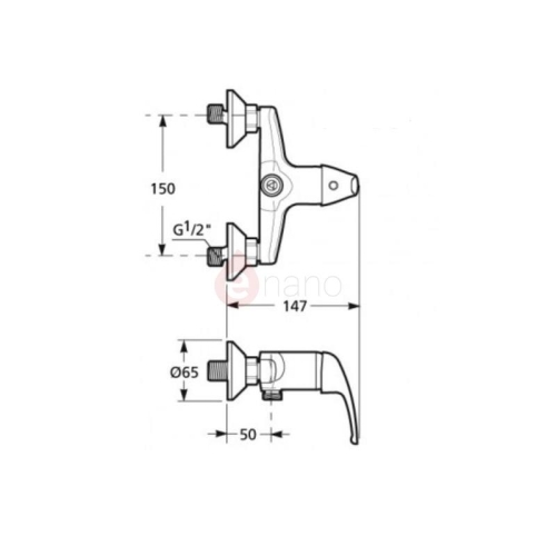 Roca Zoom zuhany csaptelep WM321301ZC00000