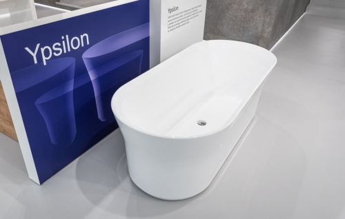Ravak Ypsilon 180x80 cm szabadon álló kád króm lefolyóval, fehér XC00100026