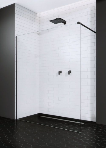 Radaway Modo New Black II 50 Walk-in zuhanyfal 389054-54-01