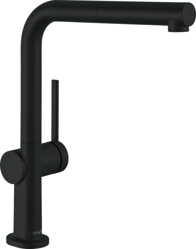 Hansgrohe Talis M54 Egykaros konyhai csaptelep 270, matt fekete 72809670