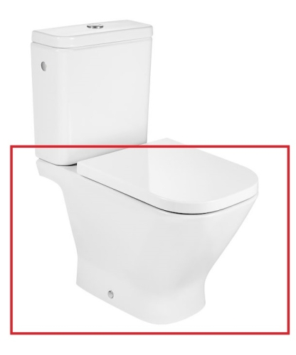 Roca The Gap perem nélküli monoblokkos wc csésze A342479000