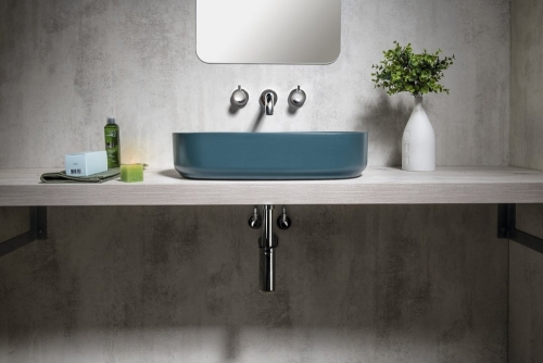 Sapho INFINITY OVAL kerámiamosdó, 55x36cm, benzin zöld 10NF65055-2P