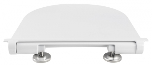 Sapho GSI NORM SLIM soft close WC-ülőke, duroplast, fehér/króm MS86CSN11