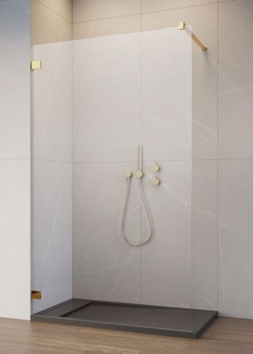 Radaway Essenza Pro Gold Walk-in arany zuhanyfal, 70 cm 10103070-09-01