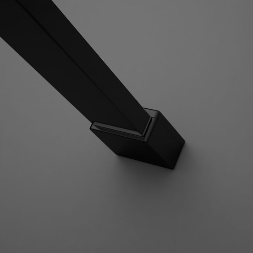 Radaway Modo New Black II Walk-in zuhanyfal törölközőtartóval, 140 cm 389144-54-01W