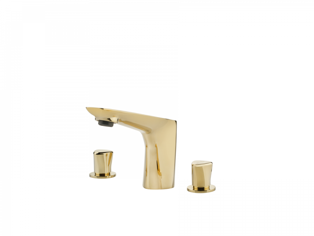 Strohm Teka Itaca alsó bekötésű mosdó csaptelep, bársony arany 67431020G2