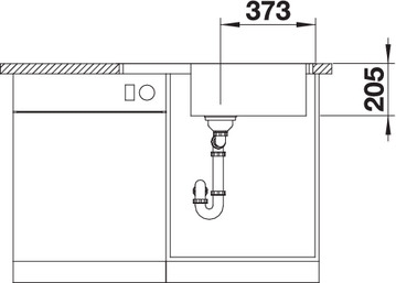 BLANCO LEMIS XL 6 S-IF Compact rozsdamentes mosogató 525111