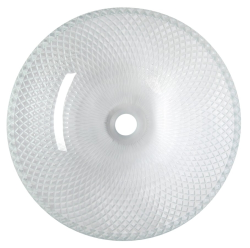 Sapho BEAUTY PUKETA 42 gravírozott üvegmosdó, átlátszó TY165