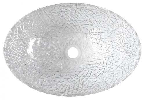 Sapho BEAUTY PURUS 50x36 cm üvegmosdó, átlátszó TY305CL