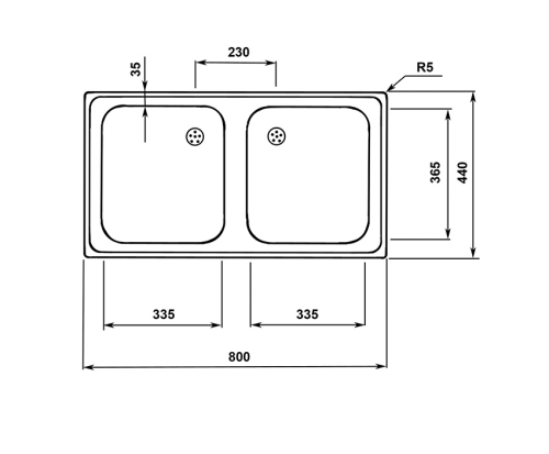 Mofém Evo 2B rozsdamentes mosogatótálca 40109651