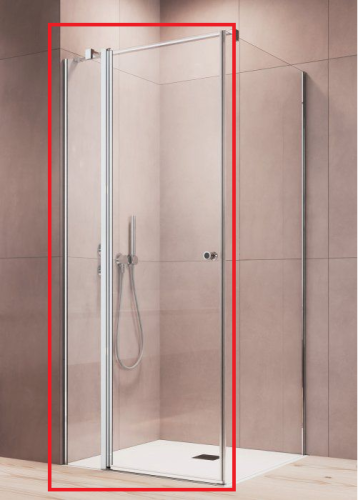 Radaway Eos KDJ II KDJ II 80B szögletes zuhanykabin (NEM komplett termék) 13799420-01L