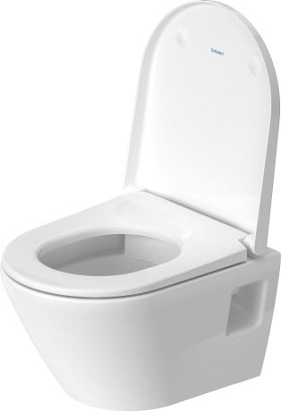 Duravit D-Neo öblítőperem nélküli Duravit Rimless fali Compact wc szett (ülőkével) 45870900A1