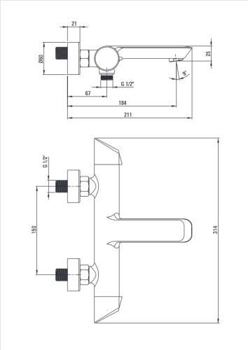 Deante Arnika Gold kádtöltő csaptelep, arany szín BQA Z10M