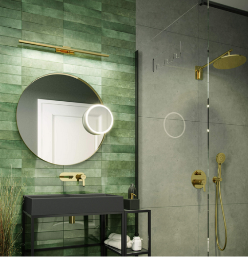 Deante Cascada Gold fejzuhany 250 mm, arany szín NAC Z00K