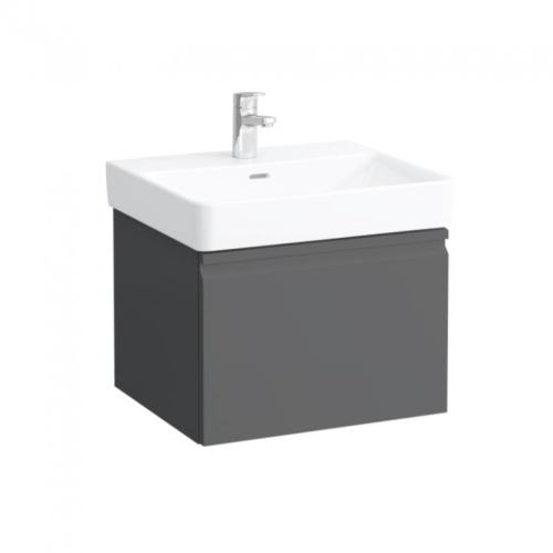 Laufen Pro S mosdószekrény 818959 tip. mosdóhoz 1 fiókkal és belső fiókkal, grafit H4830320954801