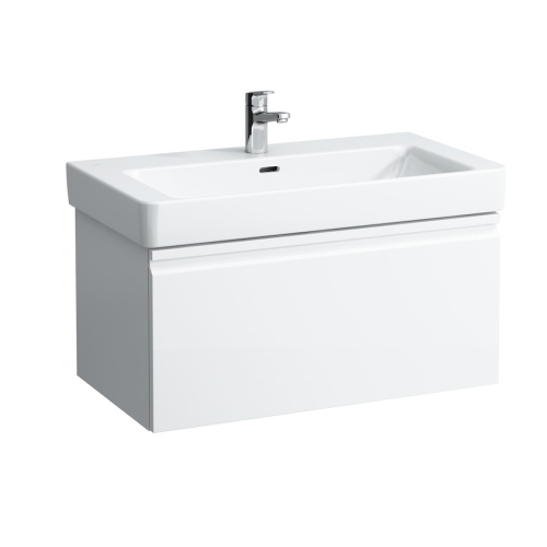 Laufen Pro S alsószekrény 813965 tip. mosdóhoz 1 fiókkal, fényes fehér H4835010964751