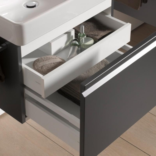Laufen Pro S alsószekrény 813966 tip. mosdóhoz 1 fiókkal és belső fiókkal, matt fehér H4835520964631