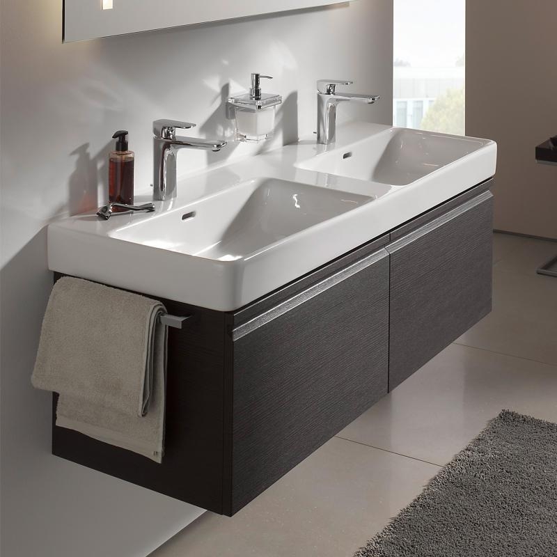 Laufen Pro S alsószekrény H814966 tip. dupla mosdóhoz 2 fiókkal, wenge H4835630964231