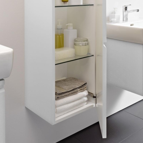 Laufen Pro S 165 magas szekrény, ajtózsanér jobb oldalon, fényes fehér H4831220954751