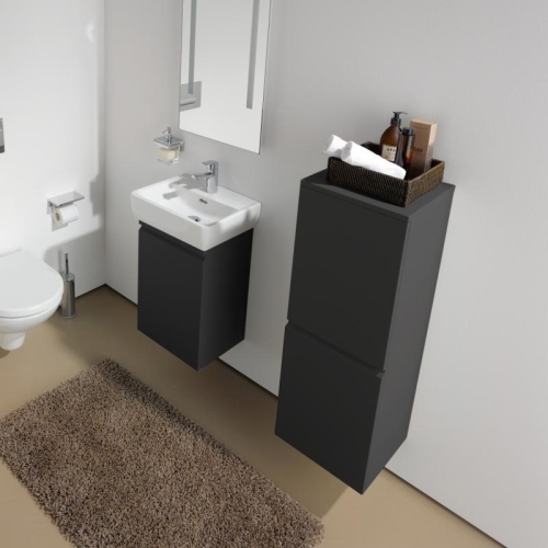 Laufen Pro S 100 középmagas szekrény, ajtózsanér bal oldalon, grafit H4831110954801