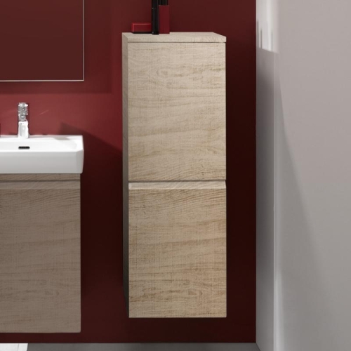 Laufen Pro S 100 középmagas szekrény, ajtózsanér jobb oldalon, fényes tölgy H4831120954791