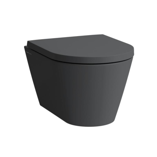 Laufen KARTELL BY LAUFEN perem nélküli compact fali wc, matt grafit H8203337580001