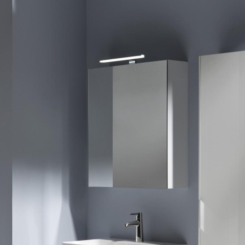 Laufen Base tükrös szekrény 60x70 cm balos, matt fehér H4027511102601