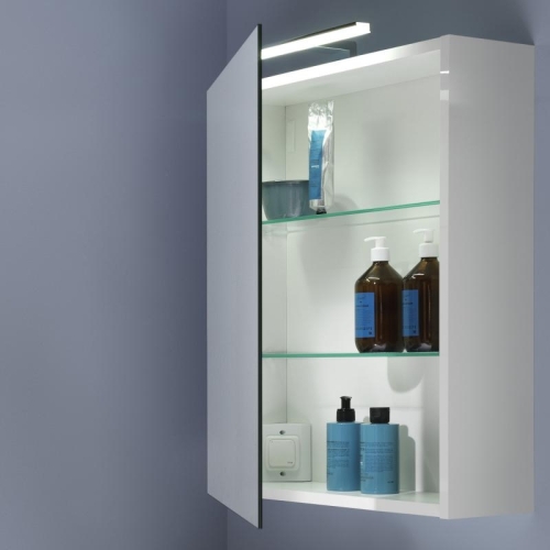 Laufen Base tükrös szekrény 60x70 cm balos, matt fehér H4027511102601