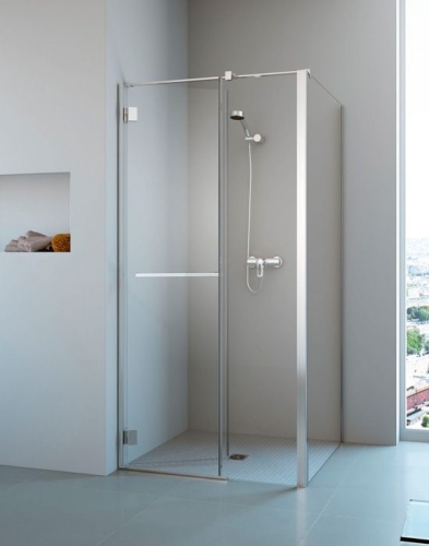 Radaway Carena KDJ 90x90 szögletes zuhanykabin balos, króm, Átlátszó, 134402-01-01L