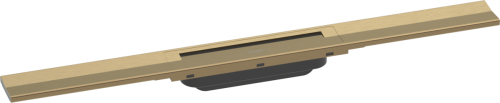Hansgrohe RainDrain Flex zuhanylefolyó színkészlet 700, méretre vágható, szálcsiszolt bronz 56043140