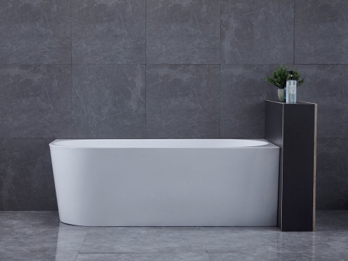 Sapho AQUALINE TIBERA R 150x75 cm szabadonálló akril kád, fehér E1035