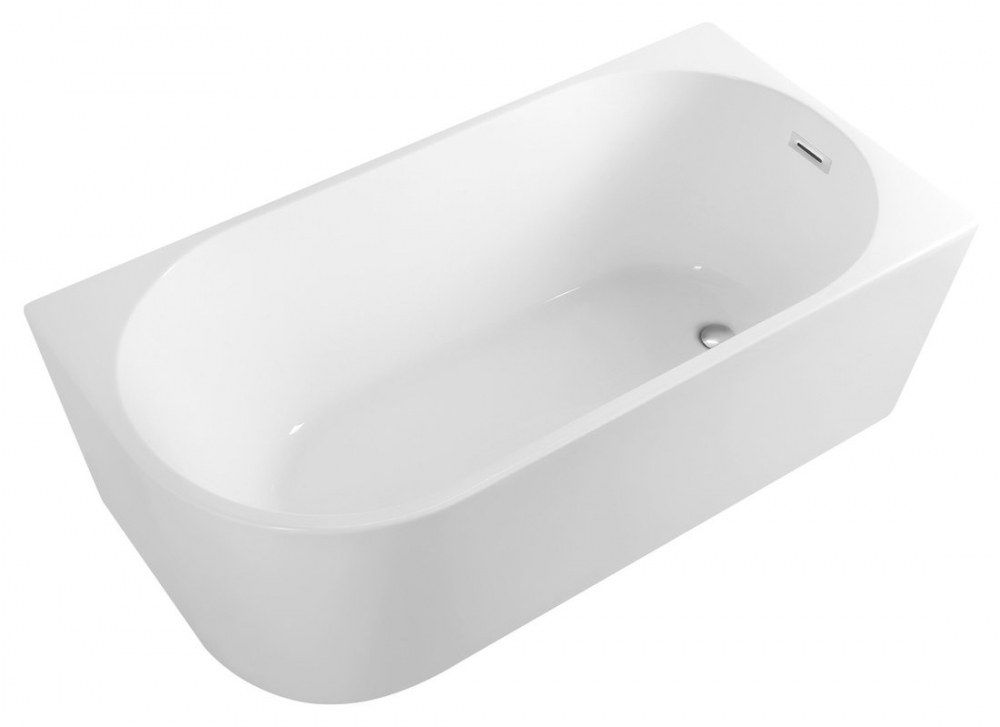 Sapho AQUALINE TIBERA R 150x75 cm szabadonálló akril kád, fehér E1035