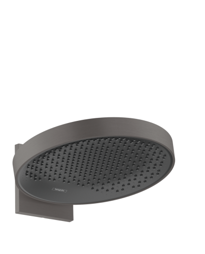 Hansgrohe Rainfinity fejzuhany 360 1jet fali csatlakozóval szálcsiszolt fekete króm 26230340
