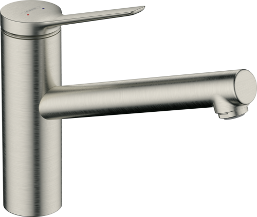 Hansgrohe Zesis M33 Egykaros konyhai csaptelep 140, 1 jet nemesacél felület 74802800