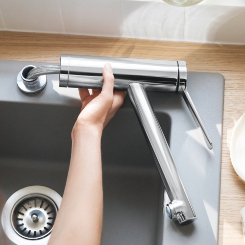 Hansgrohe Zesis M33 Egykaros konyhai csaptelep 140, ablak előtti szereléshez, 1 jet 74805000
