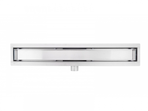 AREZZO design 2in1 80 cm rozsdamentes acél folyóka, króm AR-800D
