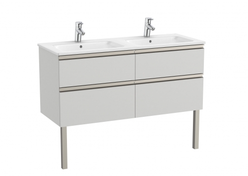 Roca The Gap 120 cm fürdőszoba bútor mosdóval, artico szürke A851483447