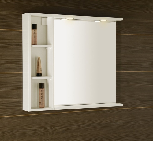 AQUALINE KORIN LED tükör világítással és polcokkal, 40x70x12cm KO345