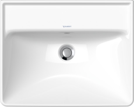 Duravit D-Neo mosdó 55x44 cm csaplyuk nélkül WonderGliss bevonat 23665500601