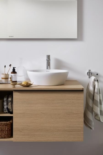 Duravit D-Neo pultra ültethető mosdó 40 cm WonderGliss bevonat 23714000701