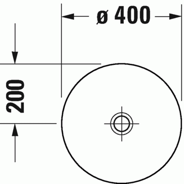 Duravit D-Neo pultra ültethető mosdó 40 cm WonderGliss bevonat 23714000701