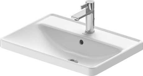 Duravit D-Neo beépíthető mosdó 60x44 cm WonderGliss bevonat 03576000271