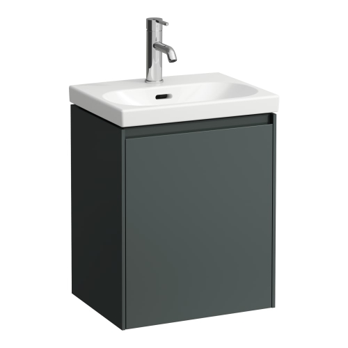Laufen Lani mosdótartó szekrény H815081 mosdóhoz balos zsanér, sötét szürke H4035011122661