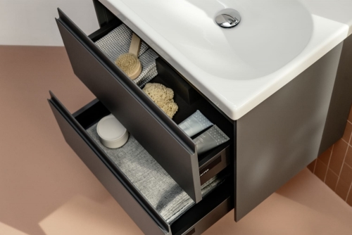 Laufen Lani mosdótartó szekrény H810083 mosdóhoz, fényes fehér H4035321122611