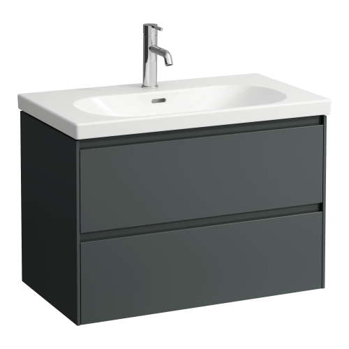 Laufen Lani mosdótartó szekrény H810087 mosdóhoz, sötét szürke H4035521122661