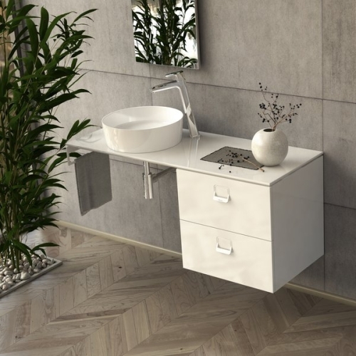 Ravak SD Comfort 600 mosdó alatti szekrény fehér/fehér X000001377