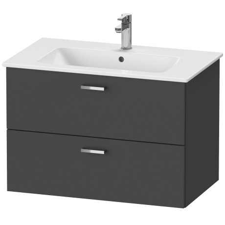 Duravit XBase mosdó alá építhető 80 fali szekrény, matt grafit XB612104949