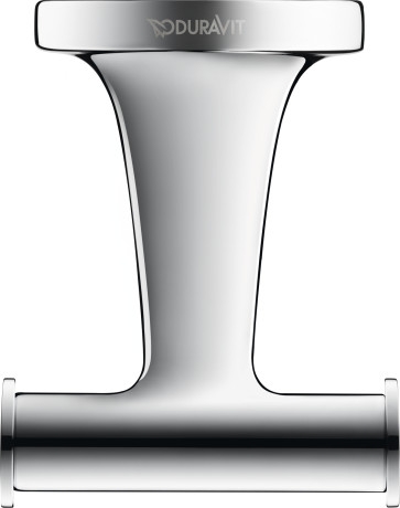 Duravit Starck T Törülközőtartó-kampó dupla, króm 0099304000