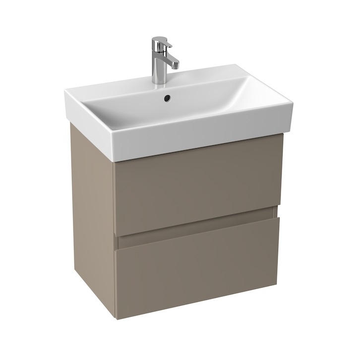 Jika Pure fürdőszobabútor mosdóval 60 cm, cappuccino H41J2434013011